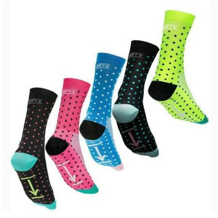 

Dress Choice Men Cushioned Athletic Sports Socks Crew Socks Cotton Moisture Wicking Socks for Baseketball Basketball Riding Cycling