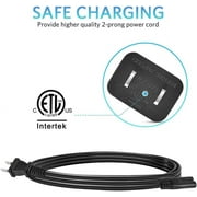AC Power Supply Cord Replacement(6 Ft Long) for Recliner Lift Chair Okin, Limoss, Pride, Lazboy, Berkline, etc.