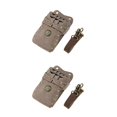 thumbnail image 1 of Seitruly Tijeras de peluquero de cuero, tijeras, peines, Clips, portaherramientas, bolsa, riñonera gris Tipo 1 2Conjunto, 1 of 1