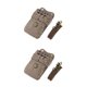 thumbnail image 1 of Soidarity Tijeras de peluquero de cuero, tijeras, peines, Clips, portaherramientas, bolsa, riñonera gris Tipo 1 2Conjunto, 1 of 1