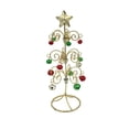 thumbnail image 1 of Hierro Mini de Navidad artificial Artesanía Arte de mesa con adorno de campana para mesa Centro de mesa Fiesta de vacaciones Decoración Aureato verde rojo Gloria Árbol de Navidad, 1 of 5