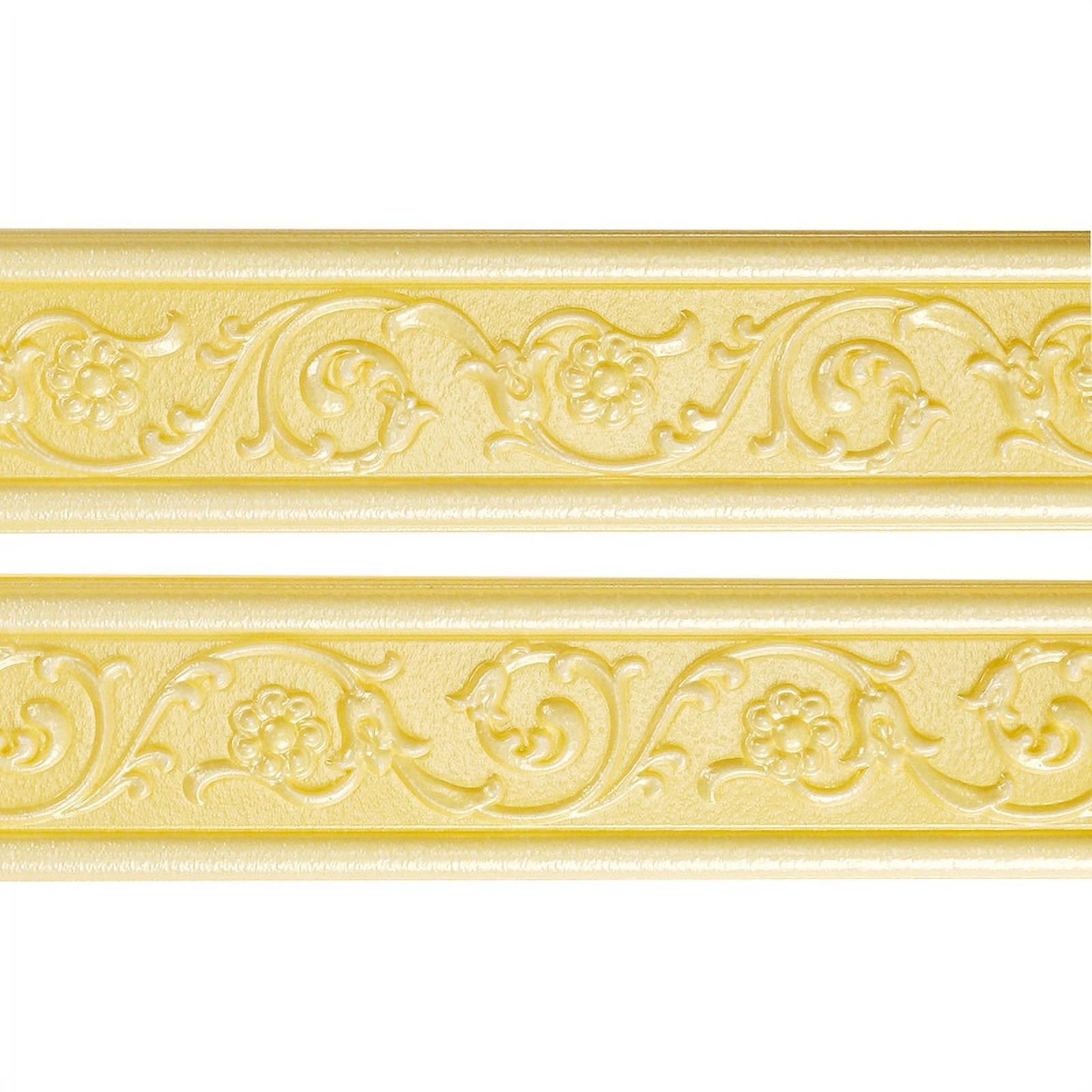 [Big Clear!]SelfAdhesive Wall Border Foam Mirror Borders Removable Sticker for Home Decorate