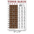 thumbnail image 4 of A New Song Music Tenor 4 String Banjo Fingerboard Notes & Chord Poster Wall Chart 11x17, 4 of 4