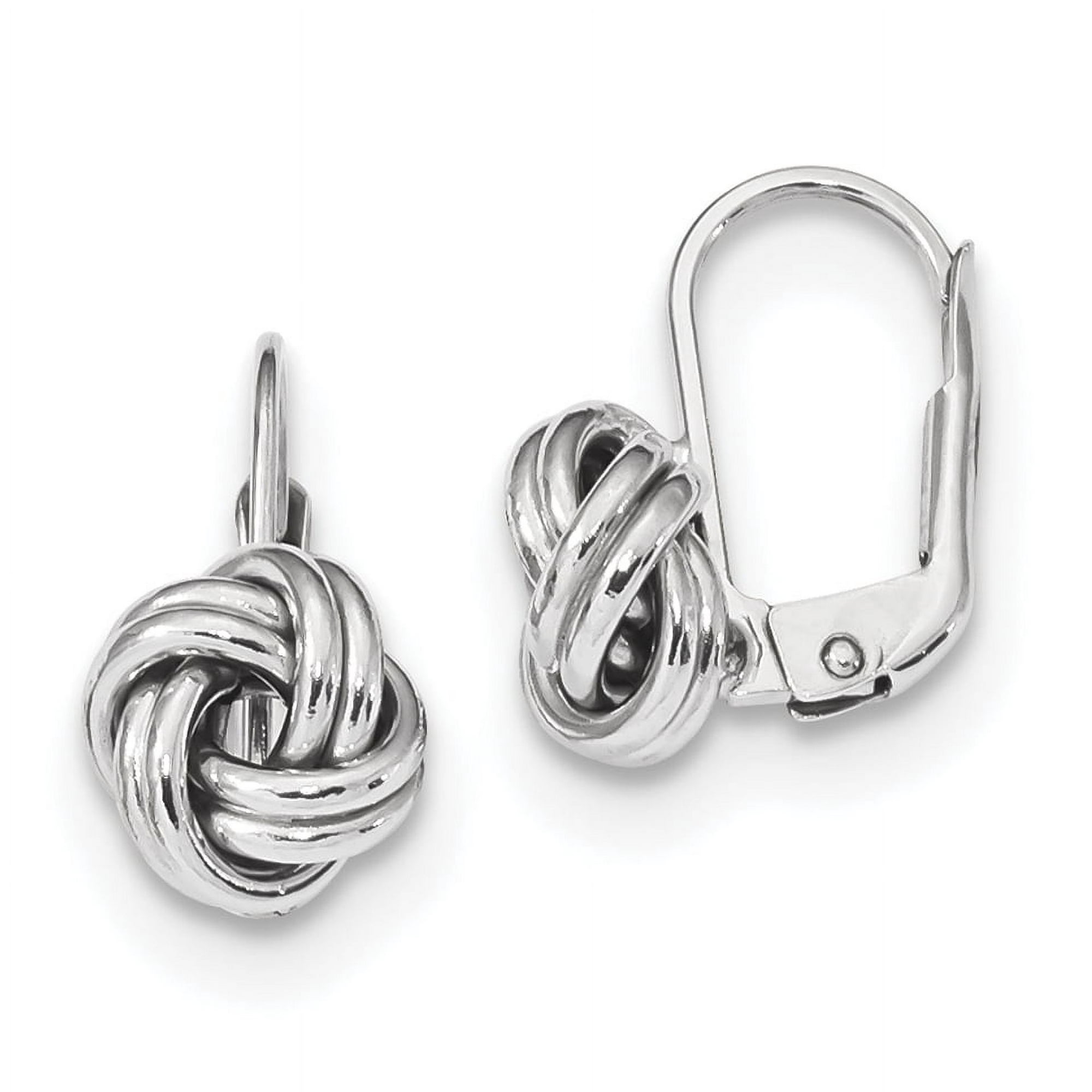 Boucles D'oreilles Femme Argent 925 – Pendent Larme Avec Diamant Cz 7mm – Neuves