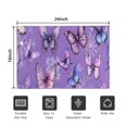 thumbnail image 5 of Purple Butterfly Flower Pattern Door Rugs,Washable Non Slip Door Mats Indoor,Decorative Door Mats,Entry Mat Indoor for Entrance,Bedroom,Kitchen,Bathroom,16"x24", 5 of 6
