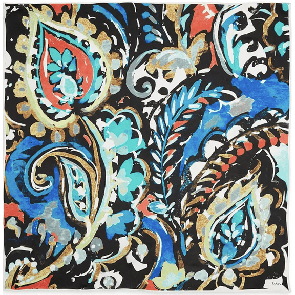 Echo Painterly Paisley Silk Scarf