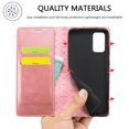 thumbnail image 6 of Compatible with Samsung Galaxy S20 Ultra Wallet Case, PU Leather Flip Folio Case with Card Holders RFID Blocking Kickstand [Shockproof TPU Inner Shell] Phone Cover, rosegold, 6 of 11