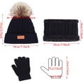 thumbnail image 5 of Doingart Kids Warm Fleece Hat, Scarf & Glove Set, Multi-Color, 3-Piece, 5 of 5