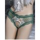 thumbnail image 3 of Bragas sexys de encaje con entrepierna abierta para mujer, ropa interior bonita, lencería fina, calzoncillos sin entrepierna, ropa de noche de verano, 3 of 5
