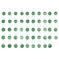 thumbnail image 1 of Shisuyan Multipurpose Numbered Tags Aluminium Alloy 50Pcs 1.2x1.2x0.04In, 1 of 9