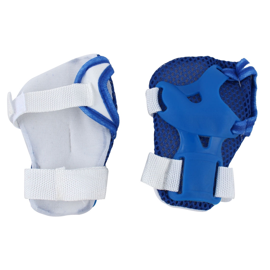 Unique Bargains 6pcs Kids Bicycle Roller Blading Wrist Elbow Knee Pads Protector Gear Blue