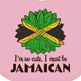 thumbnail image 4 of Inktastic I'm So Cute, I Must Be Jamaican Jamaica Flag Sunflower Boys or Girls Baby Bib, 4 of 4