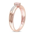 thumbnail image 4 of Everly Women's Morganite Rose Gold Plated Ring, 4 of 8