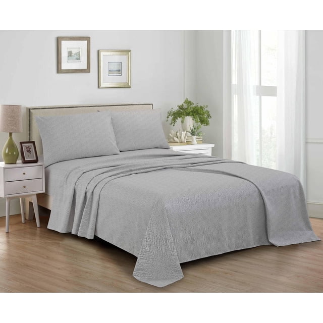 Ensemble de draps en microfibre imprimé de haute qualité 4 pièces