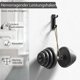 thumbnail image 2 of Ganchos Adhesivos para Pared, Toallero de Baño, Gancho para Toallas de Cocina, Gancho Adhesivo para Ropa, Montaje en Pared, Sin Perforaciones, Impermeable, Inoxidable, Negro, Paquete de 6, 2 of 5