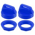 thumbnail image 1 of Unique Bargains 2 Set UTV ATV Ignition Key Cover Cap 5433534 with Cap Nut for Polaris for Ranger Brutus RZR Blue, 1 of 7