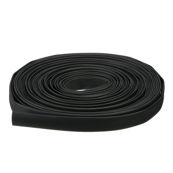 1/2"(12mm) Dia 50ft Heat Shrink Tubing 4:1 Dual Wall Adhesive Lined Marine Waterproof Shrink Tube Black