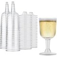 thumbnail image 1 of Amdohai 18 Pack 5 oz Clear Plastic Wine Glass BPA Free &, 1 of 7