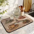 thumbnail image 3 of Coffee Cup Farmhouse Design Coffee Bar Mat Accessories for Countertop Absorbent Hide Stain Dish Drying Mats for Kitchen Counter Draining Pad Under Coffee Maker Coffee Pot Espresso Machine 19.5x12in, 3 of 7