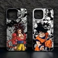 thumbnail image 2 of Funda de teléfono trasera plateada colorida de Dragon Ball Son Goku Comic para Apple iPhone 15 14 13 12 11 XS XR X Pro Max Plus, 2 of 5