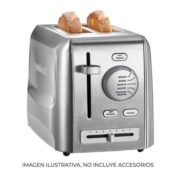 Tostador Cuisinart rebanadas, Acero inoxidable Walmart en línea