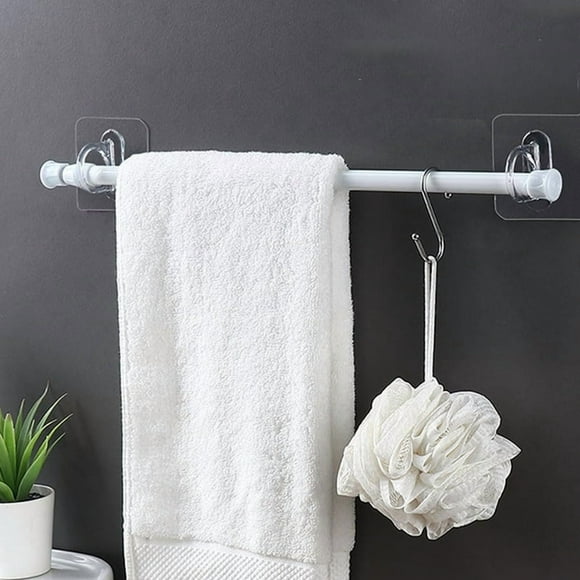 Gancho Circular Multifuncional, Gancho de Agujero Redondo, Gancho Autoadhesivo, Gancho de Baño, Gancho de Pared para Colgar Soporte de Barra de Cortina