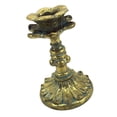 thumbnail image 2 of Soporte para candelabro, candelabro desgastado, decoración de utilería fotográfica, candelabro cónico para fiesta en casa oro, 2 of 8