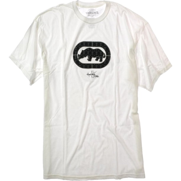 Ecko Unltd. Camiseta gráfica Larger Than Life para hombre, blanca, XXX-Large
