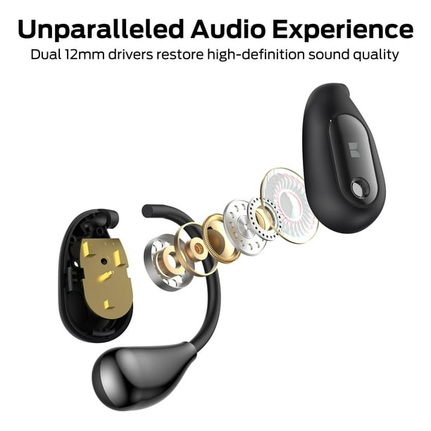 Monster Open Ear Headphones, Bluetooth 5.4 Earphones Stereo Sound