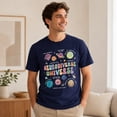thumbnail image 6 of Neurodiverse Universe Graphic T-Shirt, Unisex Classic Fit Inclusion Tee, 6 of 9