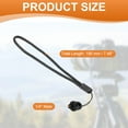 thumbnail image 2 of Uxcell Camera Wrist Strap Lanyard, Camera Hand Wristband Straps with Screw for Action Cameras 360 Selfie Stick Black 7.28 inch, 2 of 7