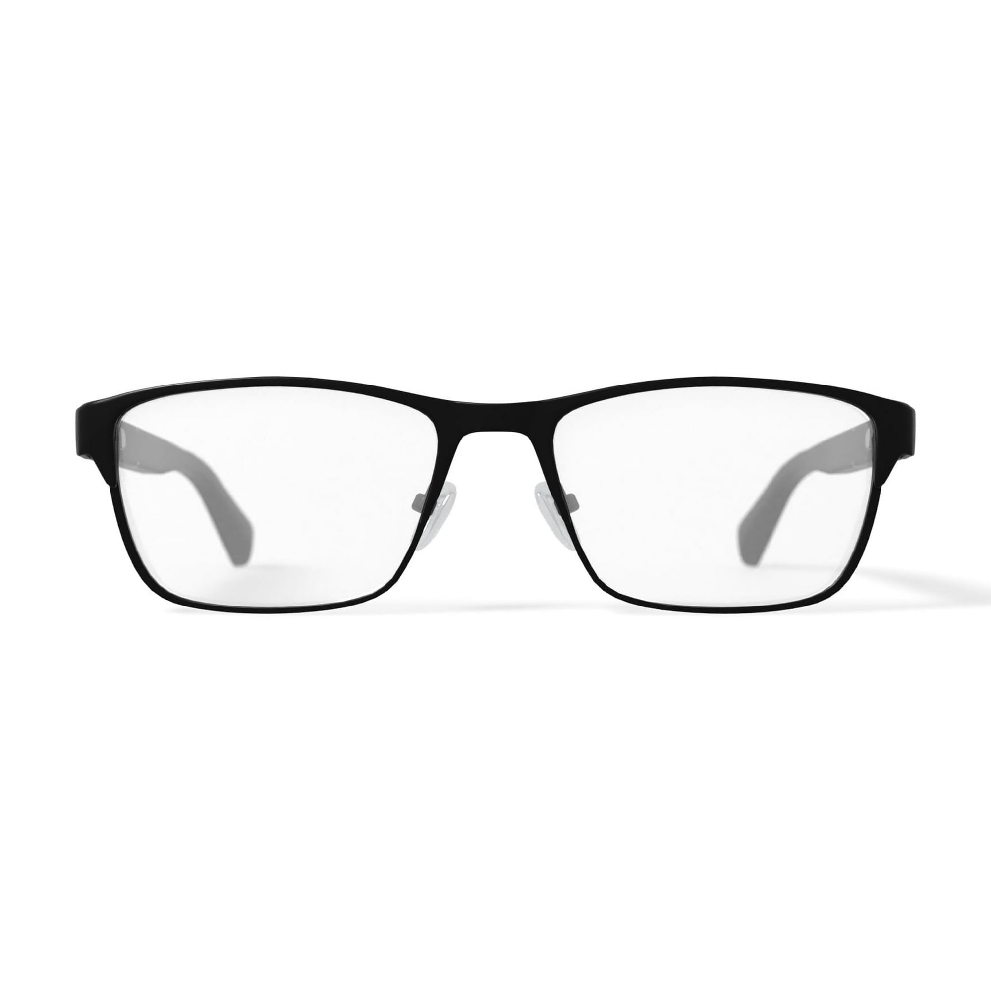 Walmart Men's FM17197 Browline Prescription Eyeglasses with Case, Black
