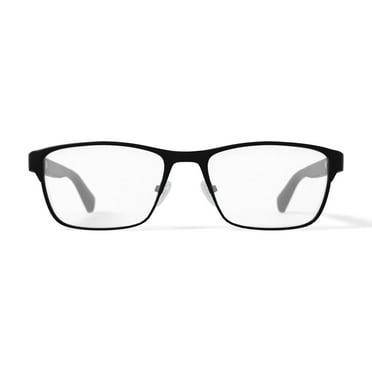 Walmart Men's FM17197 Prescription Eyeglasses with Case, Black