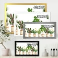 thumbnail image 4 of Designart 'Trio of Houseplants Sanseviera Snake Plants On White' Farmhouse Framed Art Print, 4 of 4