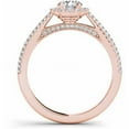 thumbnail image 3 of 1-1/4 Carat T.W. Diamond Single Halo Engagement Ring in 14kt Rose Gold, 3 of 5