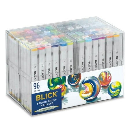 - Blick Studio Brush Markers - Assorted Colors, Set of 96