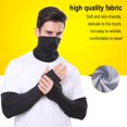 thumbnail image 3 of Breathable UV Protection Fishing Mask And Arm Sleeves Set For Outdoor Cycling Running, 3 of 8