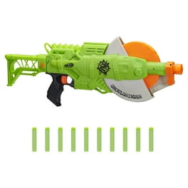 Nerf Zombie Strike Brainsaw Blaster with 8 Nerf Zombie Strike Darts Walmart