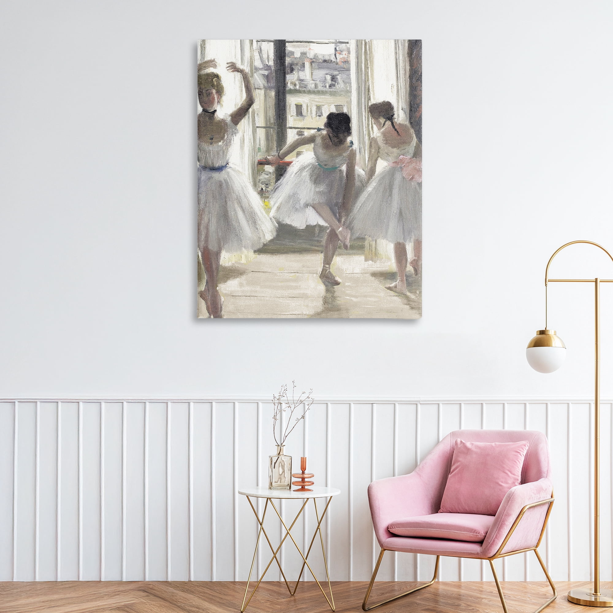 Stupell Industries Ballet Class In Practice Canvas Wall Art, design by Leah Straatsma