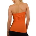 thumbnail image 5 of 2-Pack Women Sleeveless Strapless Tube Top Long Bandeau Basic Summer Shirts, 5 of 5