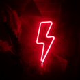 thumbnail image 1 of Jinsinto Neon Light, LED Lightning Sign Shaped Decor Light, Christmas Wall Decoration (Red), 1 of 5