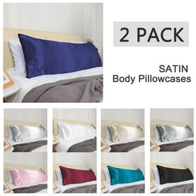 Body Pillow Case Silky Satin Bedding Body Pillow Cover 20x54inch