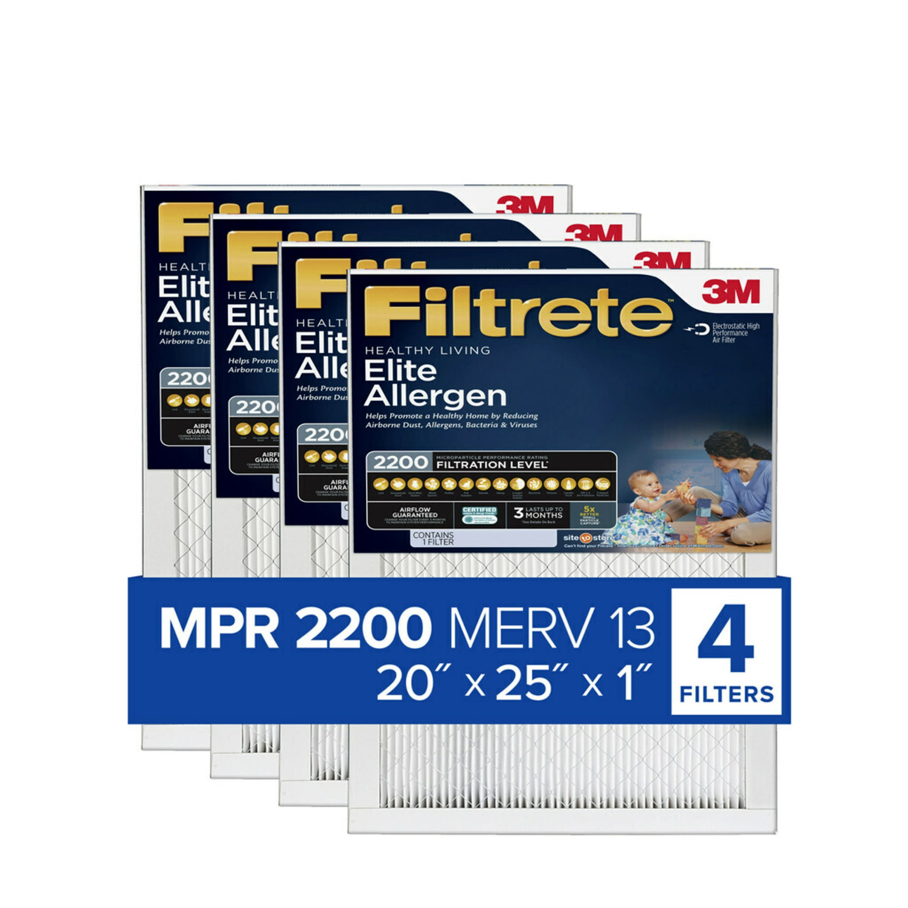 Honeywell elite allergen 2024 air filter 20x25x1