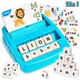 thumbnail image 3 of Máquina de juegos a juego de letras para niños, juguetes educativos de aprendizaje de ortografía, Lectura, Inglés, Montessori, regalo para niños, 2023, 3 of 4