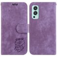 thumbnail image 2 of Compatible with OnePlus Nord 2 5G Embossed Cute Tiger Flip Folio Wallet Case Card Pocket Holder Cover, 2 of 5