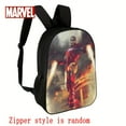 thumbnail image 3 of Marvel Iron Man Backpack, Leisure Polyester Travel Simple College School Bag, Classic Casual Bookbag, 3 of 5