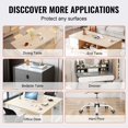 thumbnail image 5 of VEVOR 12x12 to 36x72 Inch Clear Table Cover 1.5mm PVC Waterproof Protector for Desks & Dining Tables 18" x 48", 5 of 5