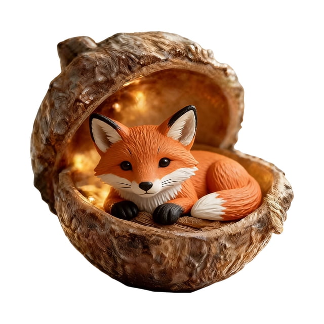Ornamentos Animales para Árbol de Navidad 10cm Bosque Animales Decoración Árbol de Navidad Colgante Regalo de Vacaciones