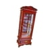 thumbnail image 3 of 1:12 Mini escena de la vida decoración del dormitorio accesorios de muñeca decoración con ventana de vidrio Rojo, 3 of 9