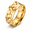 Gold, variant on Mens Stainless Steel Spinner Ring, 8mm Rotating Fidget Band for Men, Gold Tone Silver Tone Wedding Band, Promise Anniversary Ring Gift for Him